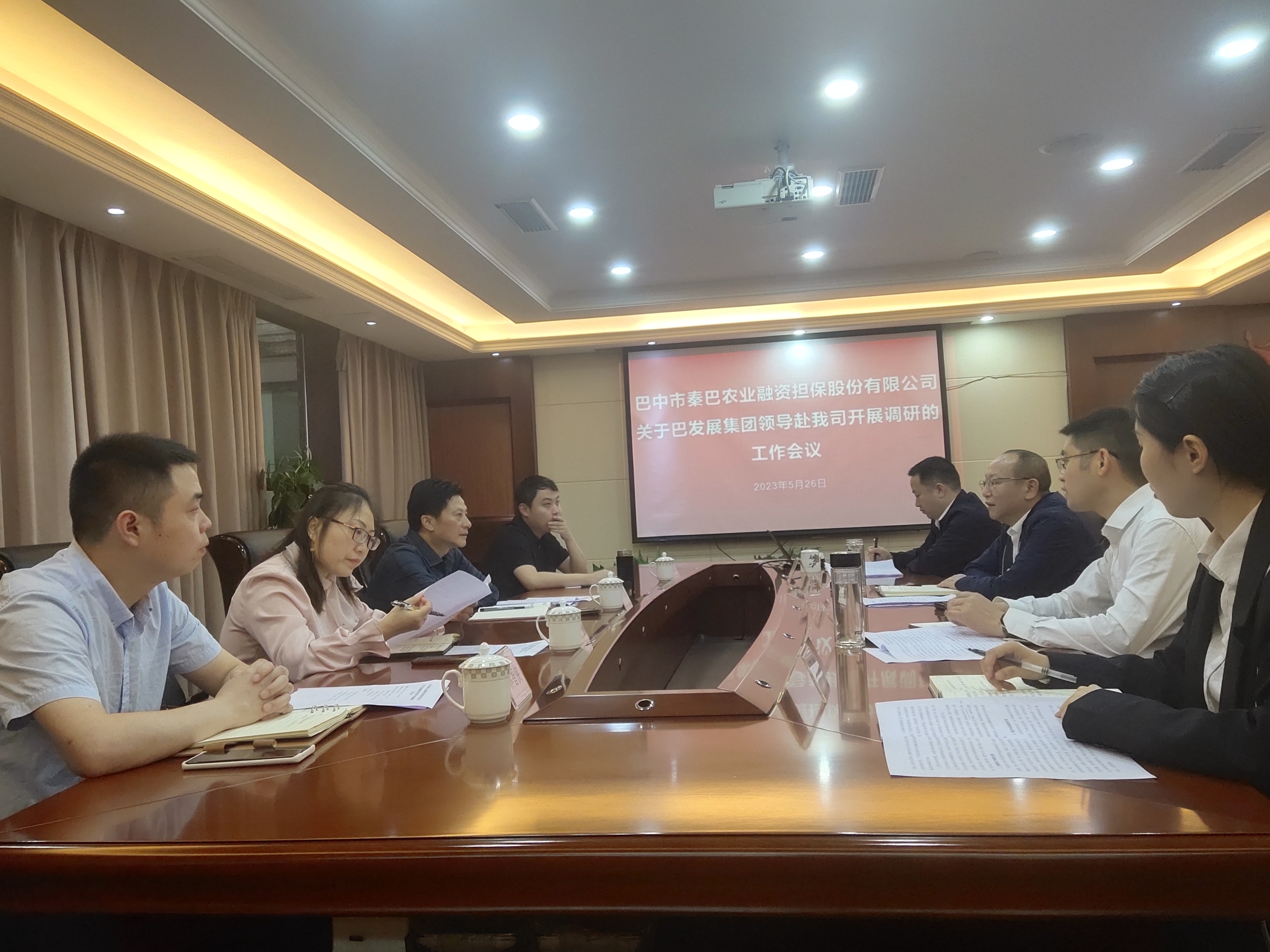 集團(tuán)黨委書記、董事長許大政一行赴秦巴農(nóng)擔(dān)公司開展調(diào)研